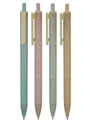 PP86048-1 Wheat Straw Plastic Ballpoint Pen