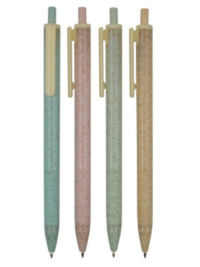 PP86048-1 Wheat Straw Plastic Ballpoint Pen