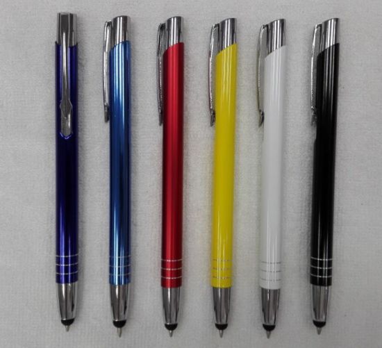 Stylus Promotional Gift Metal Ball Pen with Laser Logo