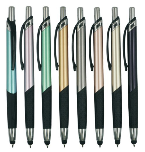 Click Touch Screen Stylus Plastic Ball Pen with Customized Logo