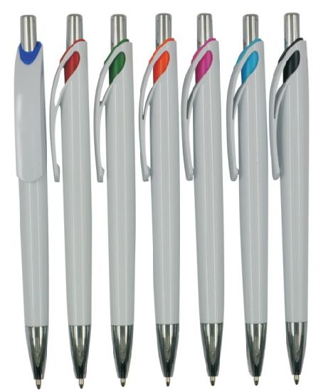 PP86071 Popular Design Hot Selling Plastcic Ball Pen with Customized Logo
