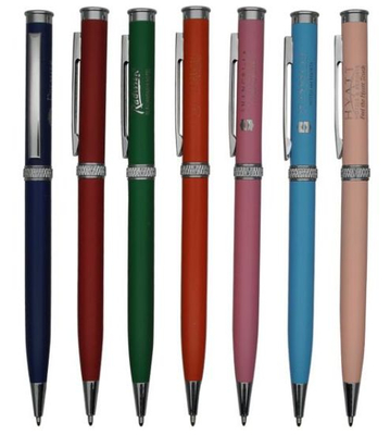 Alu Metal Ball Pen for Promotional Gift with Slim Barrel