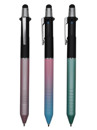 Multi-Color Stylus Metal Ball Pen with Logo Imprint for Promotion