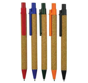 Popular Recycle Cork Ball Pen for Promotional Gift