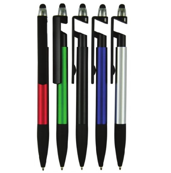 Phone Holder Touch Screen Plastic Ball Pen with Logo Print