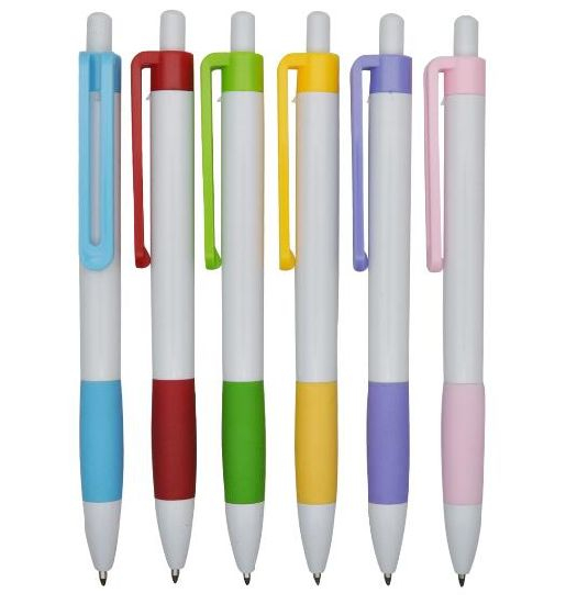 Promotional Ball Pen for School Supply with Rubber Finish