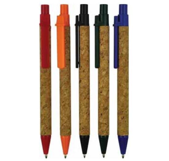Hot Selling Recycle Cork Ball Pen for School Supply
