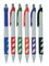 School Supply Plastic Rubber Grip Ball Pen with Customized Logo